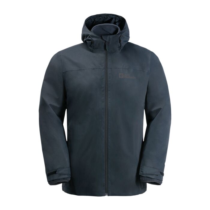 Jack Wolfskin Outdoorjacke 3 in 1 JKT M, marine, XL von Jack Wolfskin