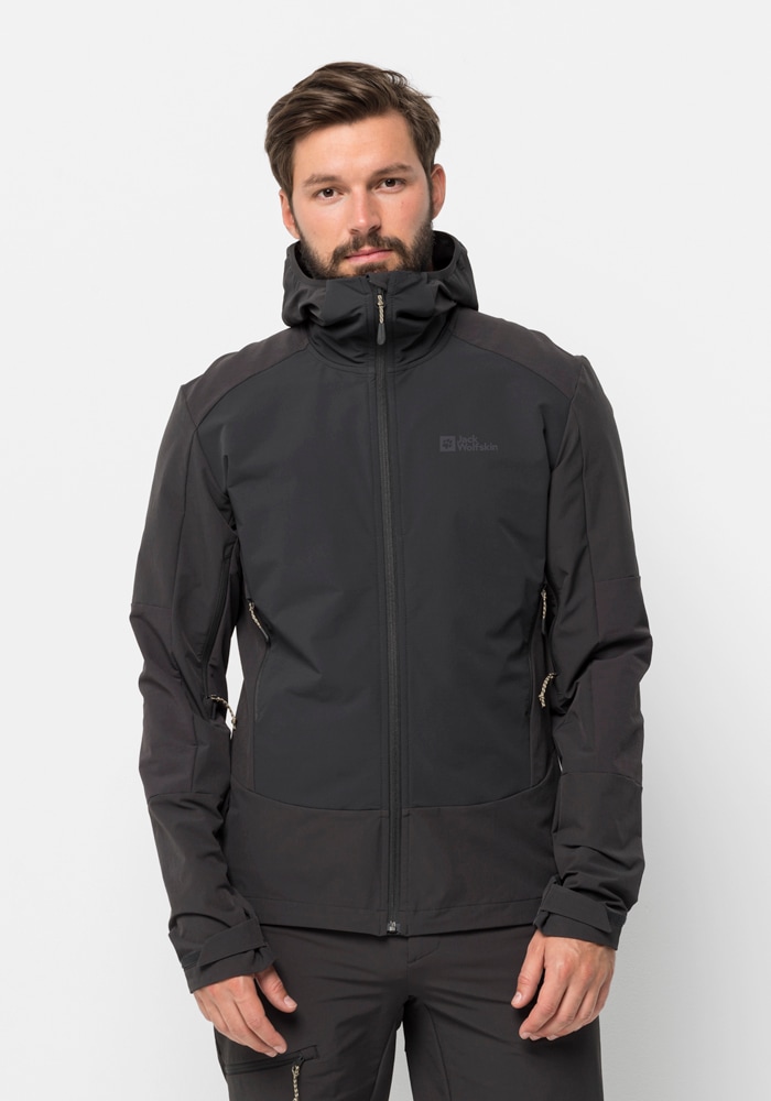 Jack Wolfskin Outdoorjacke »KAMMWEG JKT M«, mit Kapuze von Jack Wolfskin