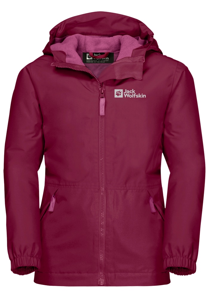 Jack Wolfskin Outdoorjacke »SNOWY DAYS JACKET KIDS«, mit Kapuze von Jack Wolfskin