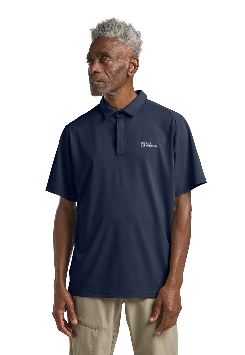 Jack Wolfskin Poloshirt Herren Delgami Polo Men S blau night blue von Jack Wolfskin