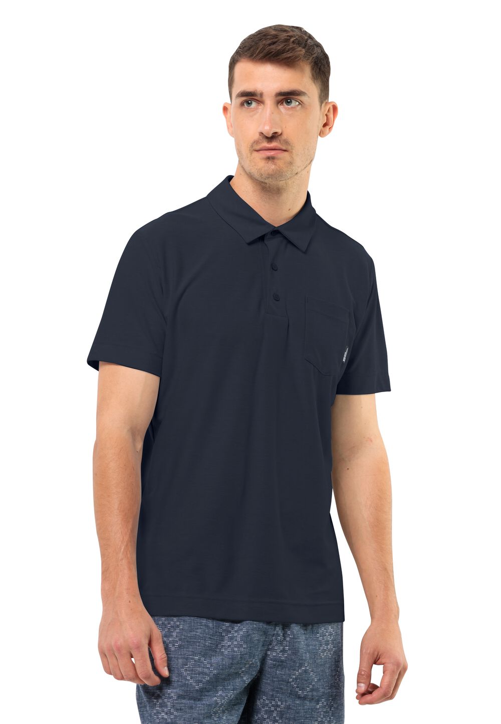 Jack Wolfskin Poloshirt Herren Terral Polo Men XXL blau night blue von Jack Wolfskin