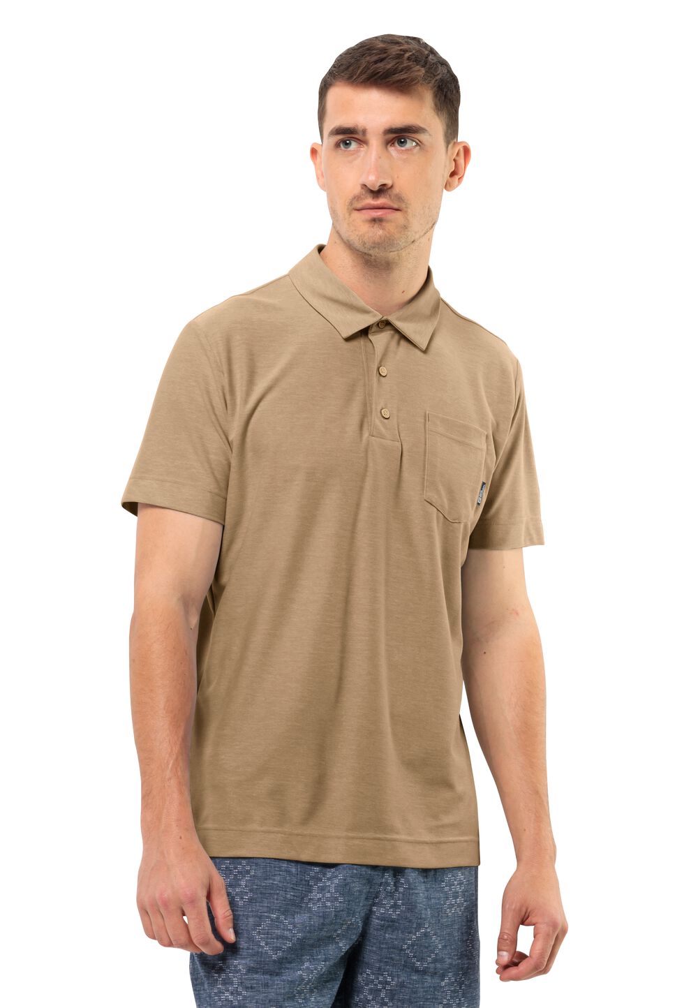 Jack Wolfskin Poloshirt Herren Terral Polo Men XXL sand storm sand storm von Jack Wolfskin