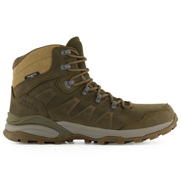 Jack Wolfskin - Refugio Prime Texapore Mid - Wanderschuhe Gr 10 grau von Jack Wolfskin