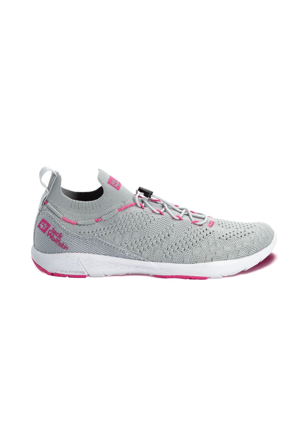 Jack Wolfskin Regenerations-Schuhe Damen Spirit Knit Low Women 37 grau silver grey von Jack Wolfskin