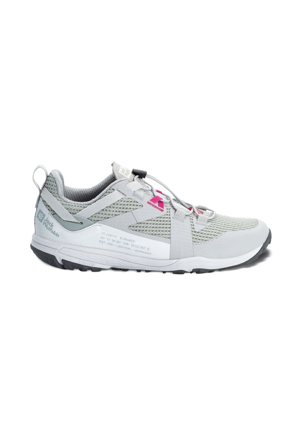 Jack Wolfskin Regenerations-Schuhe Damen Spirit Low Women 38 grau silver grey von Jack Wolfskin