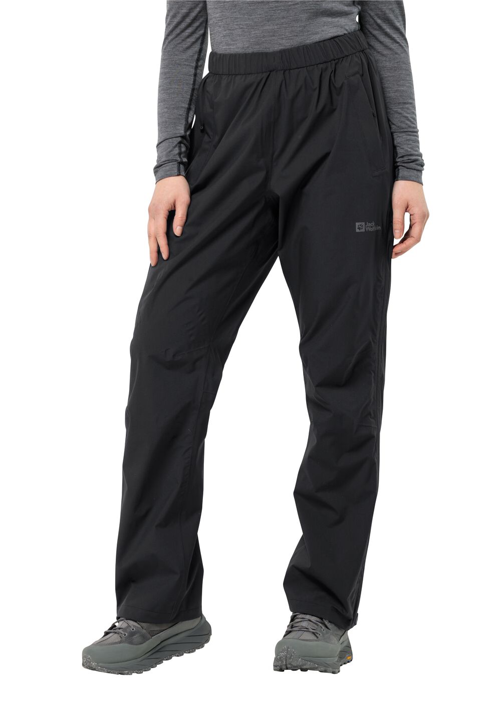 Jack Wolfskin Regenhose Damen Rainy Days 2.5L Pants Women M schwarz black von Jack Wolfskin