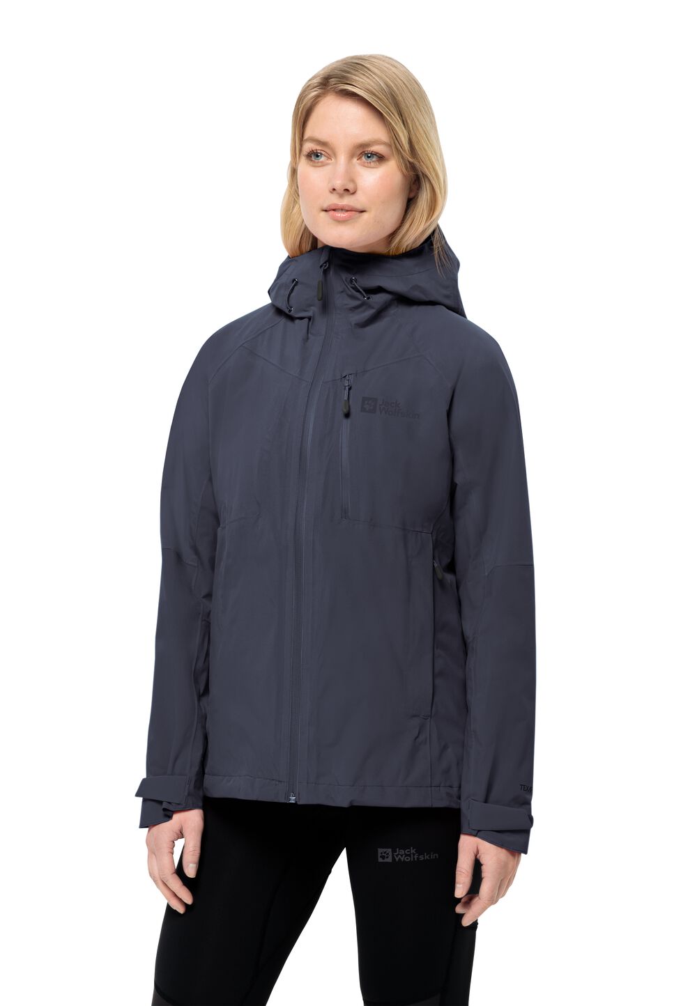 Jack Wolfskin Regenjacke Damen Eagle Peak 2L Jacket Women L graphite graphite von Jack Wolfskin