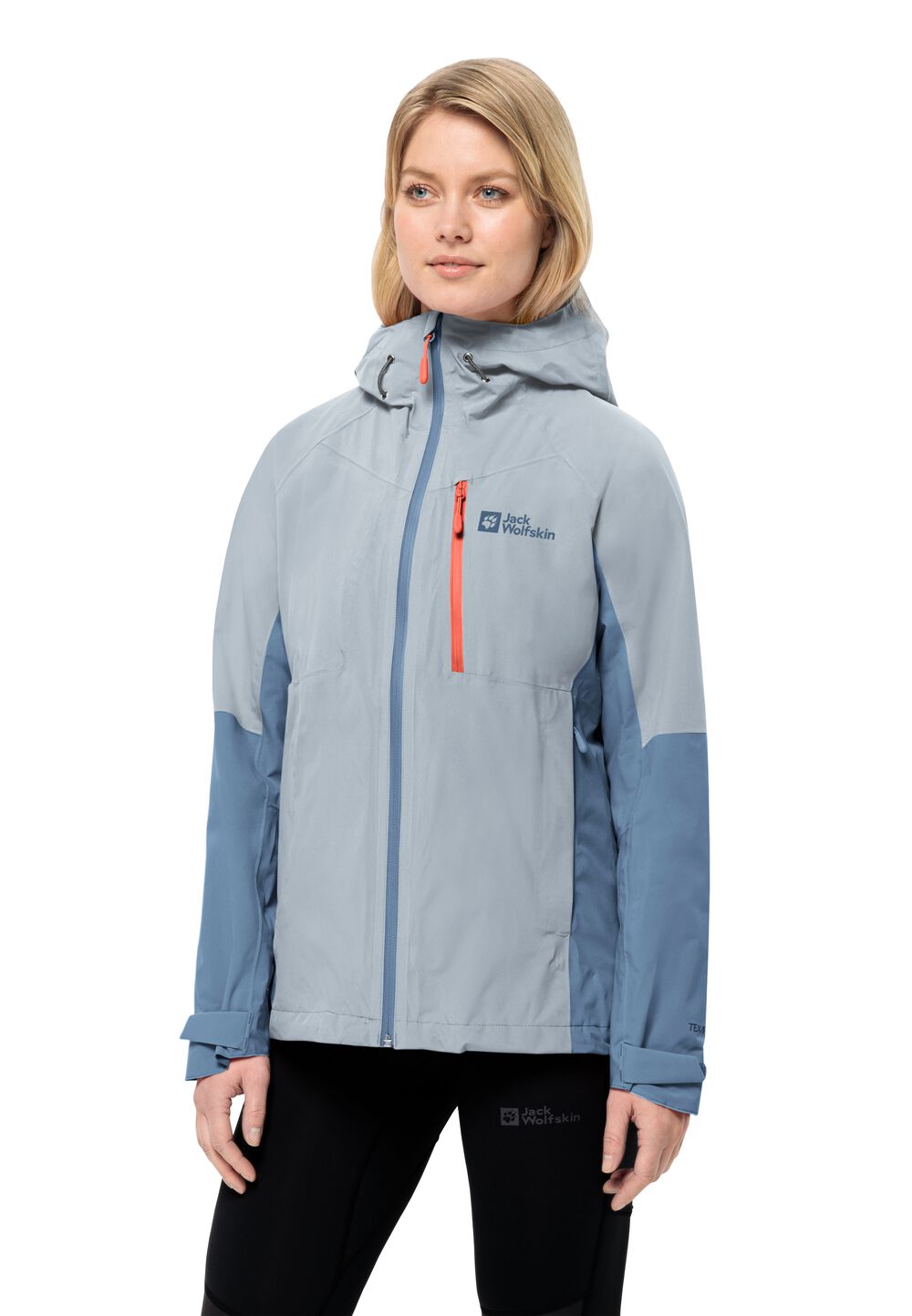 Jack Wolfskin Regenjacke Damen Eagle Peak 2L Jacket Women S soft blue soft blue von Jack Wolfskin