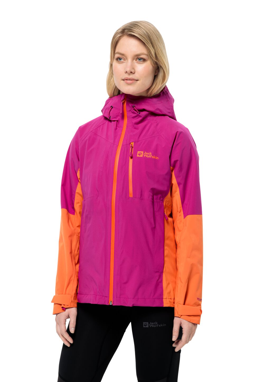 Jack Wolfskin Regenjacke Damen Eagle Peak 2L Jacket Women XS new magenta new magenta von Jack Wolfskin