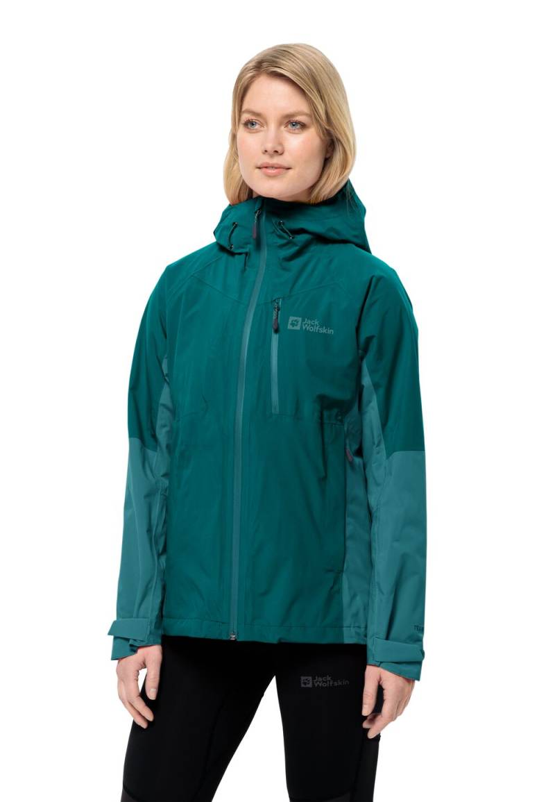Jack Wolfskin Regenjacke Damen Eagle Peak 2L Jacket Women XXL sea green sea green von Jack Wolfskin
