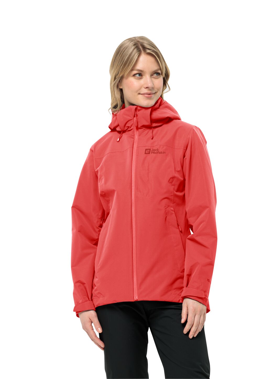 Jack Wolfskin Regenjacke Damen Fernblick 2L Jacket Women XS rot vibrant red von Jack Wolfskin