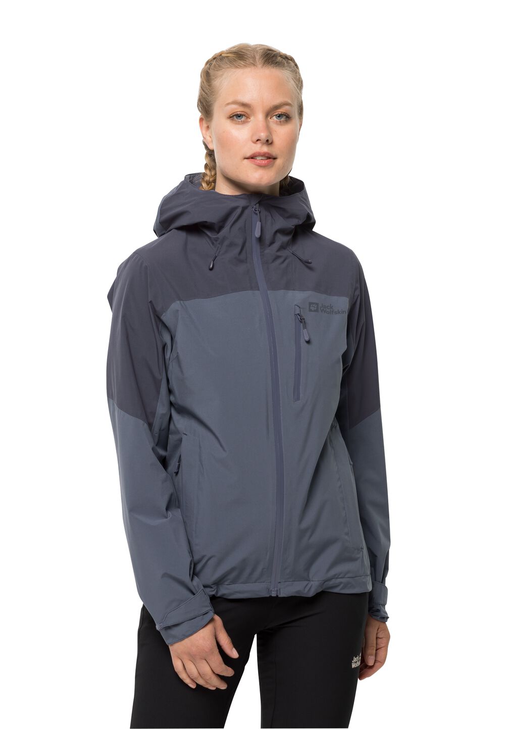 Jack Wolfskin Regenjacke Damen GO Hike Jacket Women S dolphin dolphin von Jack Wolfskin