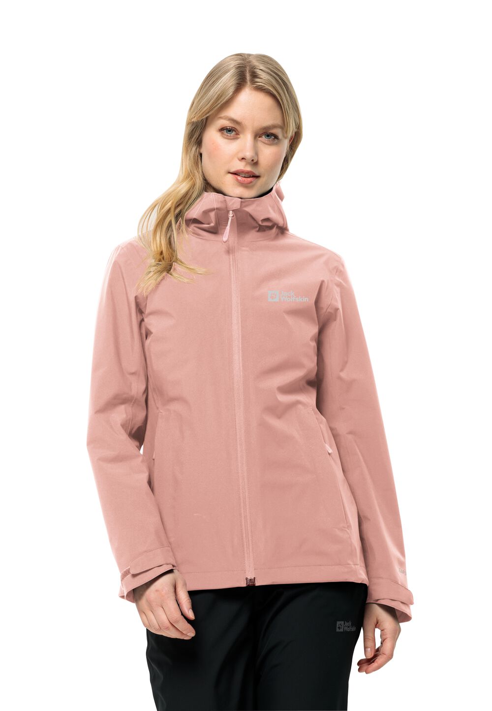 Jack Wolfskin Regenjacke Damen Robury 2L Jacket Women L braun rose dawn von Jack Wolfskin