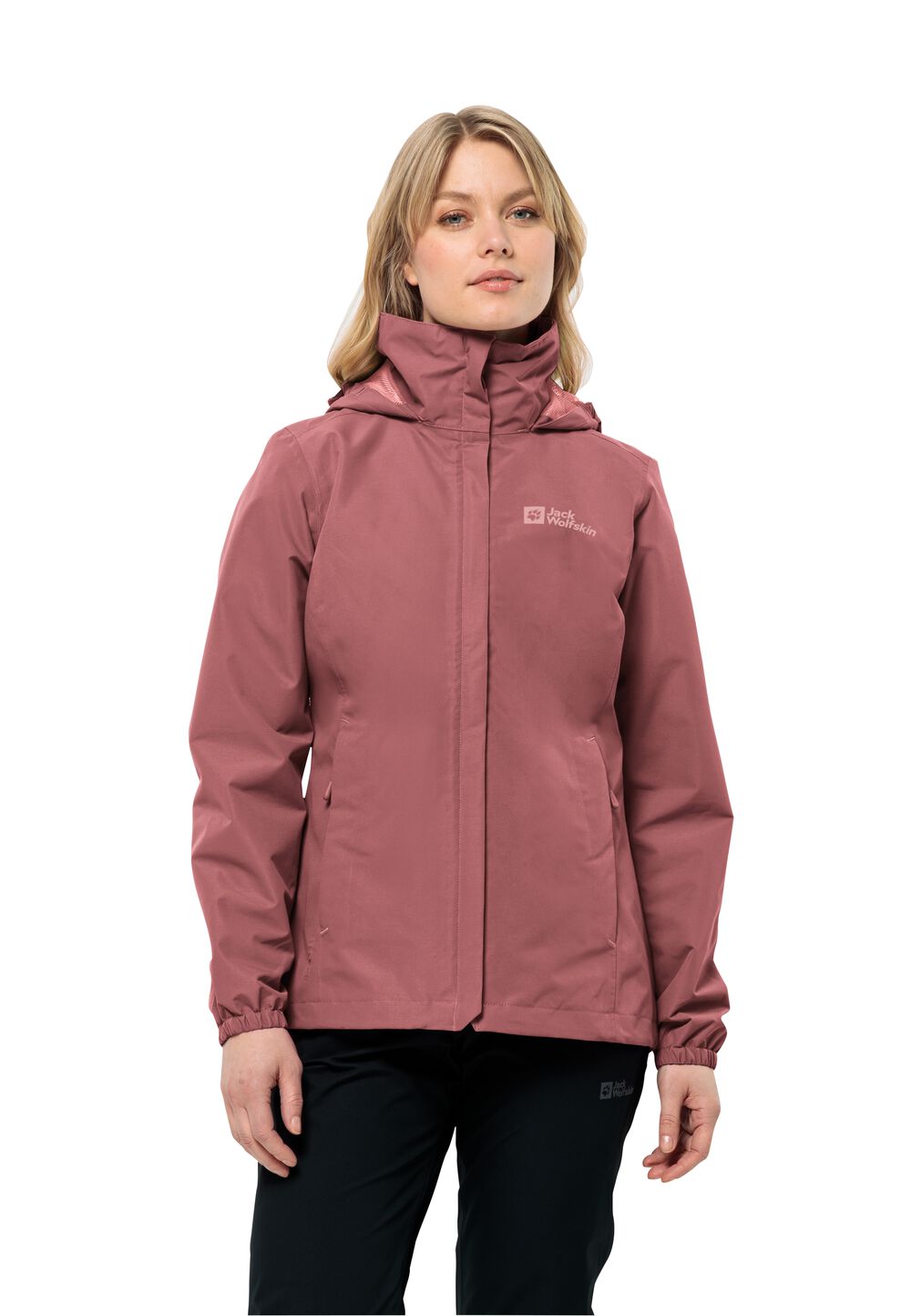 Jack Wolfskin Regenjacke Damen Stormy Point 2L Jacket Women 2XL red ochre red ochre von Jack Wolfskin
