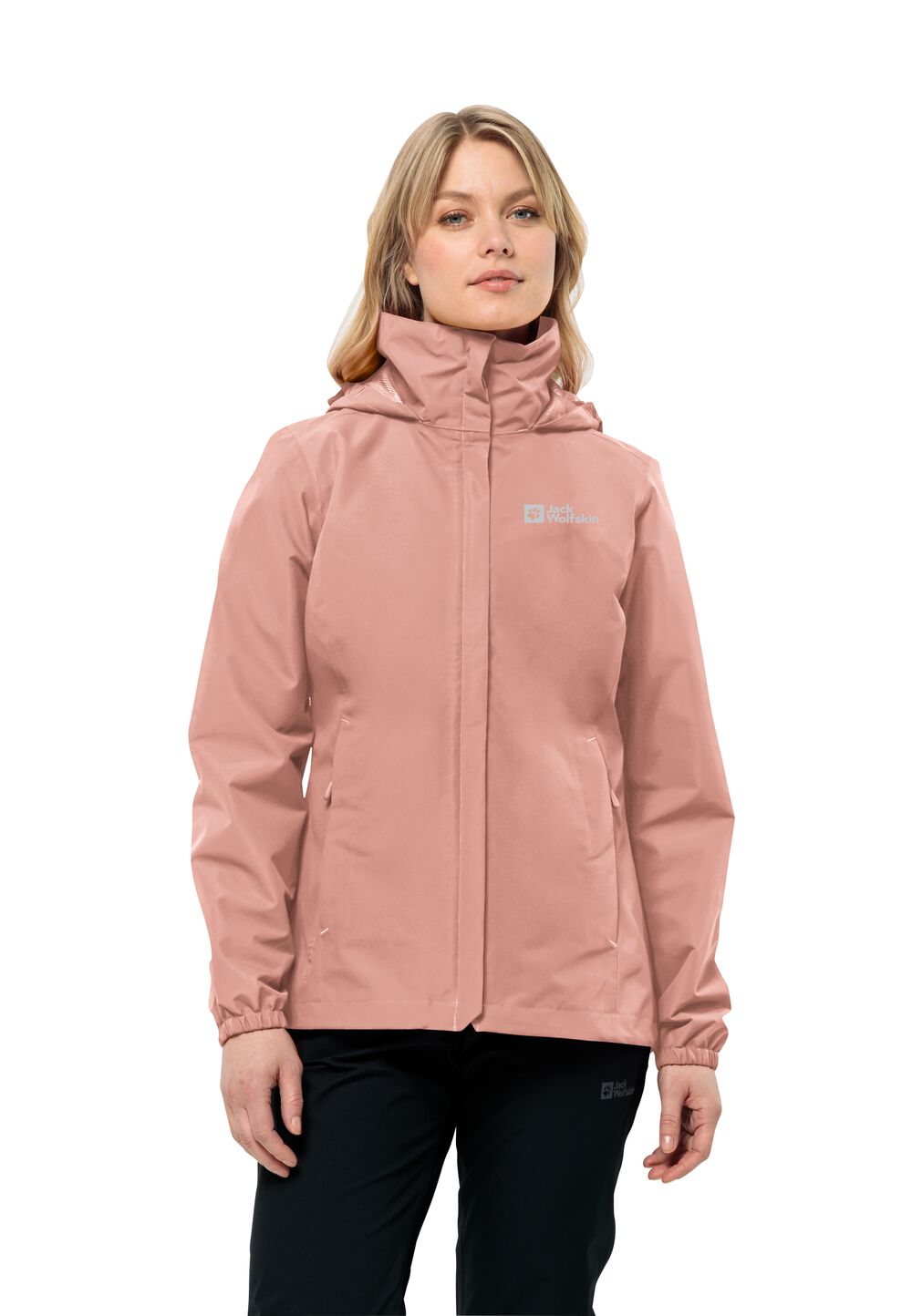 Jack Wolfskin Regenjacke Damen Stormy Point 2L Jacket Women S braun rose dawn von Jack Wolfskin