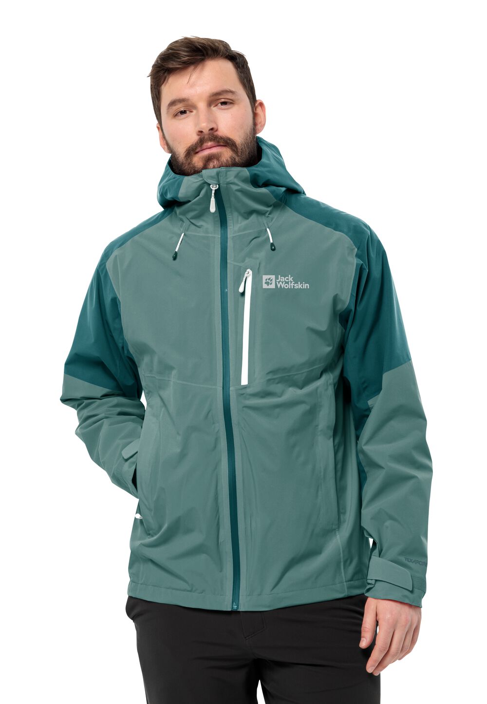 Jack Wolfskin Regenjacke Herren Eagle Peak 2L Jacket Men XL jade green jade green von Jack Wolfskin