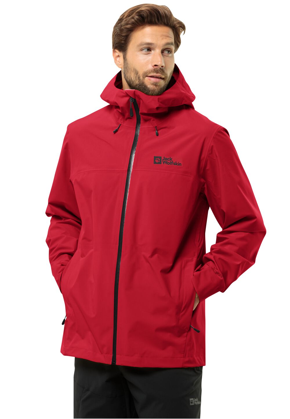 Jack Wolfskin Regenjacke Herren Highest Peak 3L Jacket Men M rot red glow von Jack Wolfskin