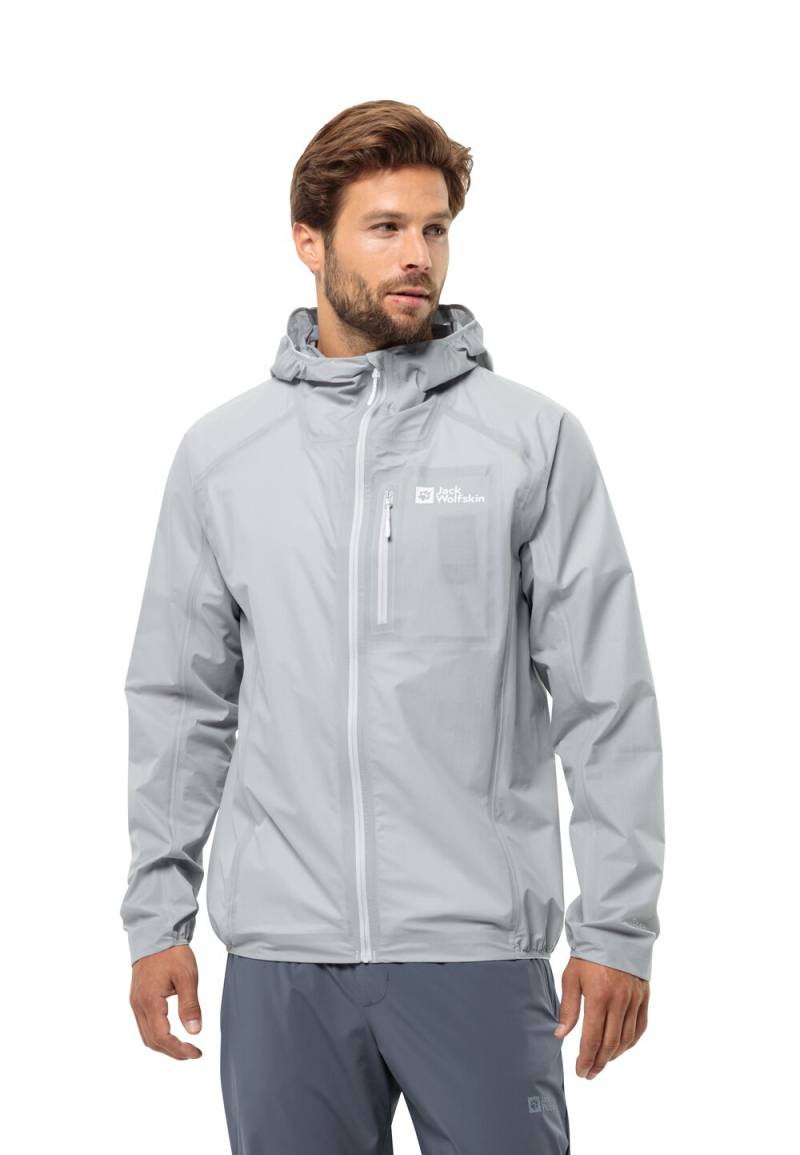 Jack Wolfskin Regenjacke Herren Prelight 3L Jacket Men XXL cool grey Cool Grey von Jack Wolfskin