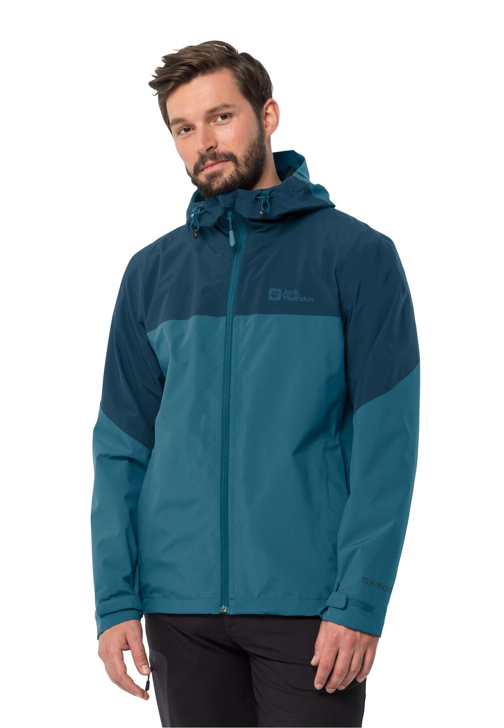 Jack Wolfskin Regenjacke Herren Weiltal 2L Jacket Men L blue daze blue daze von Jack Wolfskin