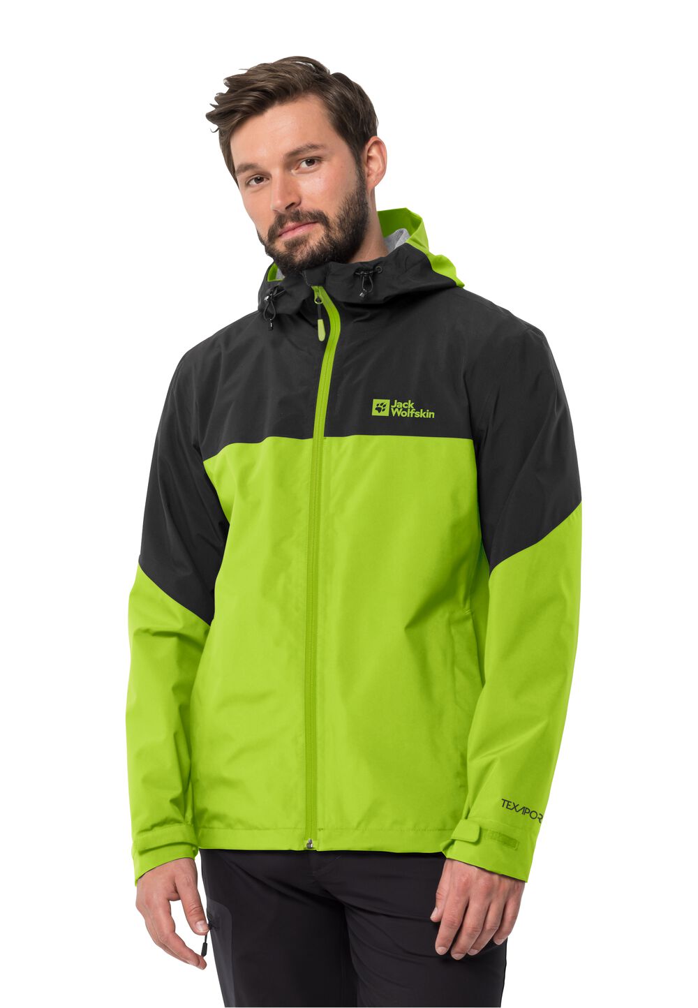 Jack Wolfskin Regenjacke Herren Weiltal 2L Jacket Men M fresh green fresh green von Jack Wolfskin