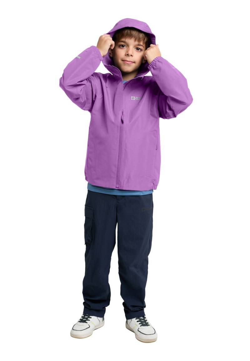 Jack Wolfskin Regenjacke Kinder Flaze Jacket Kids 176 sea rose Sea Rose von Jack Wolfskin