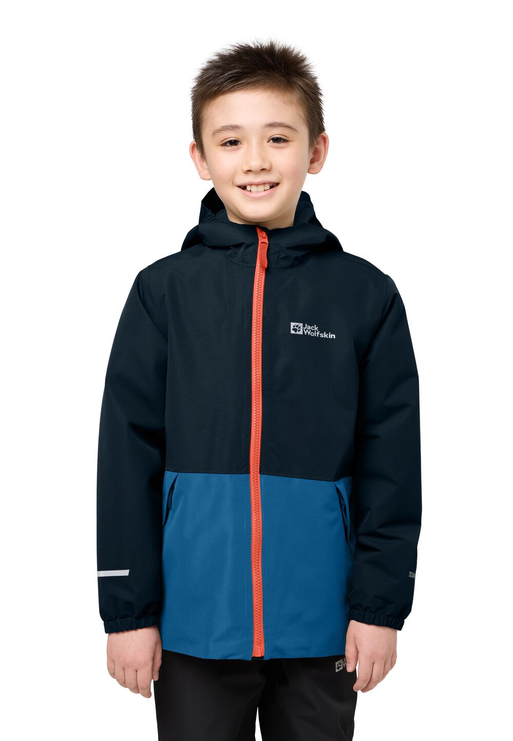 Jack Wolfskin Regenjacke Kinder Snowy Days Jacket Kids 128 crisp cobalt crisp cobalt von Jack Wolfskin