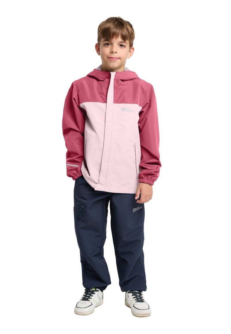 Jack Wolfskin Regenjacke Kinder Tucan Jacket Kids 164 soft pink soft pink von Jack Wolfskin