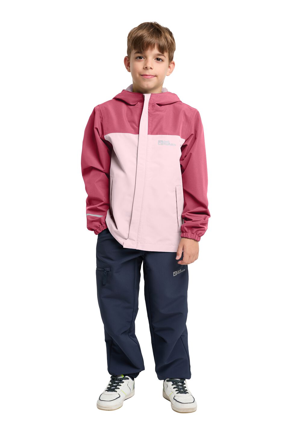 Jack Wolfskin Regenjacke Kinder Tucan Jacket Kids 176 soft pink soft pink von Jack Wolfskin