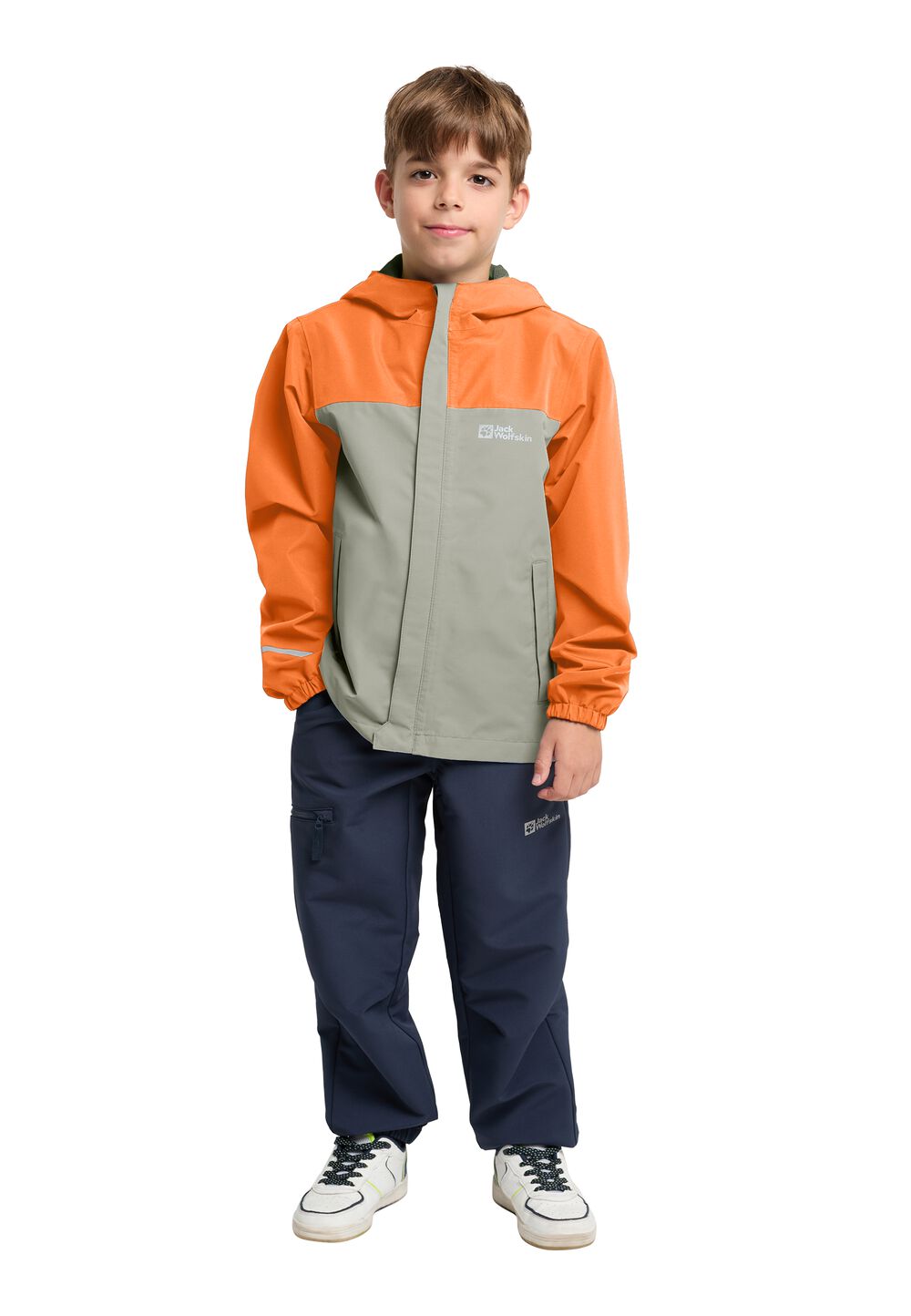 Jack Wolfskin Regenjacke Kinder Tucan Jacket Kids 92 mint leaf mint leaf von Jack Wolfskin