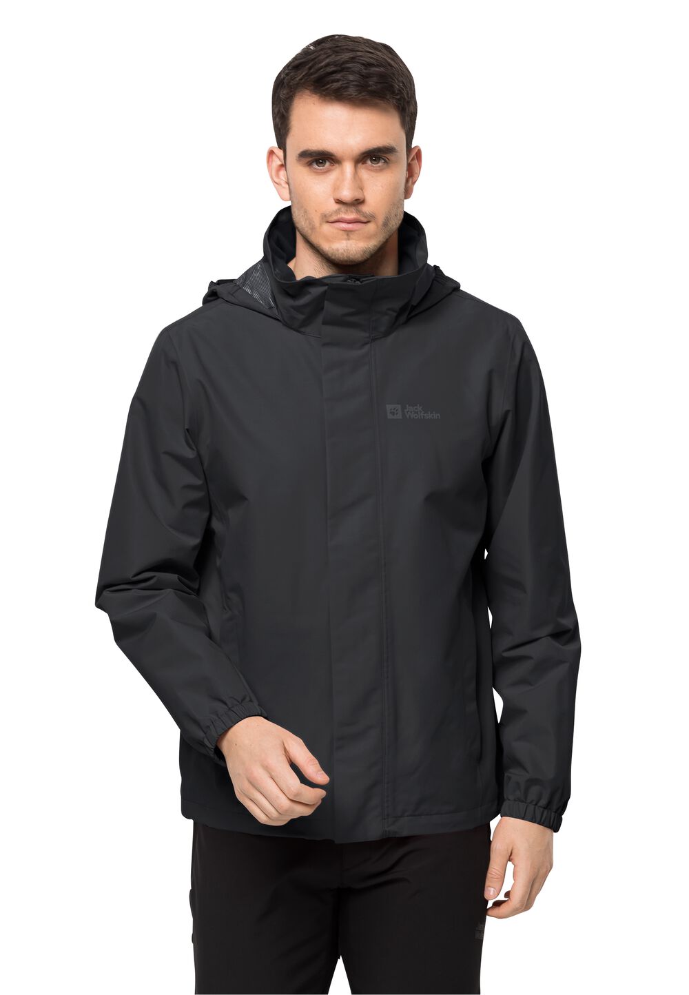 Jack Wolfskin Regenjacke Herren Stormy Point 2L Jacket Men 3XL schwarz black von Jack Wolfskin