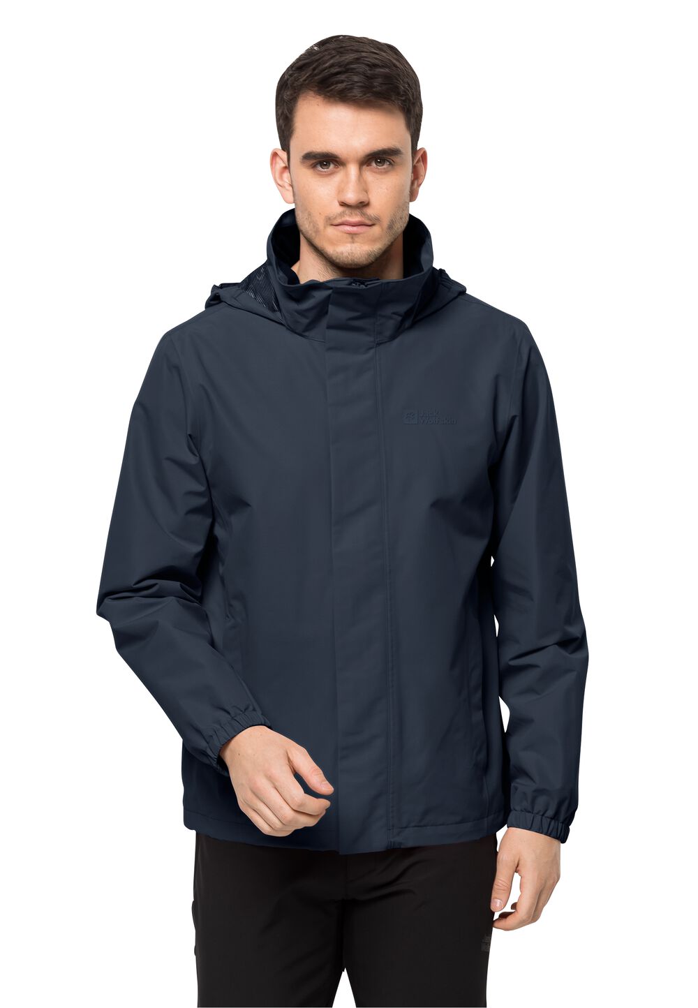 Jack Wolfskin Regenjacke Herren Stormy Point 2L Jacket Men M blau night blue von Jack Wolfskin