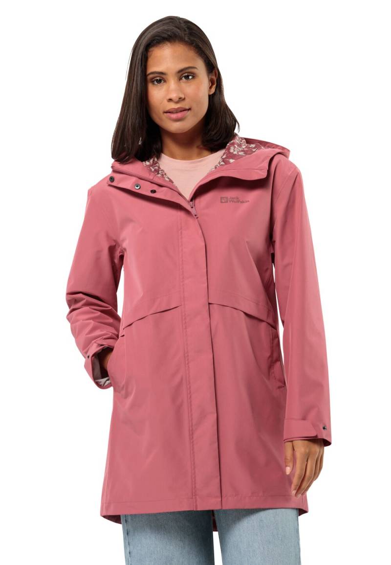 Jack Wolfskin Regenmantel Damen Cape West Coat Women S soft pink soft pink von Jack Wolfskin