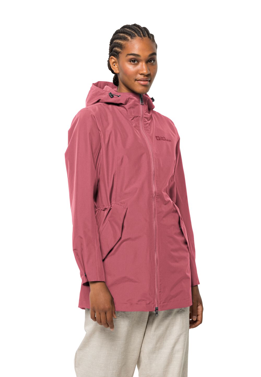 Jack Wolfskin Regenmantel Damen Dakar Parka Women S soft pink soft pink von Jack Wolfskin