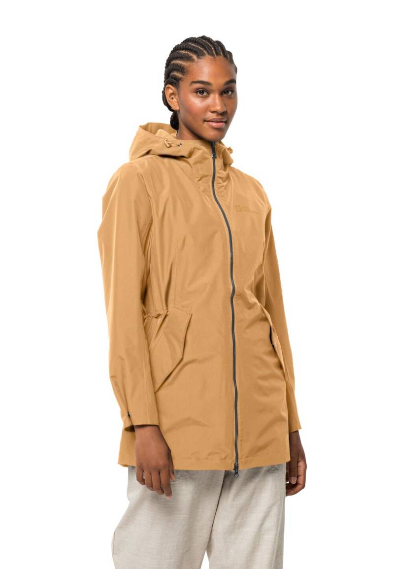 Jack Wolfskin Regenmantel Damen Dakar Parka Women XS honey yellow honey yellow von Jack Wolfskin