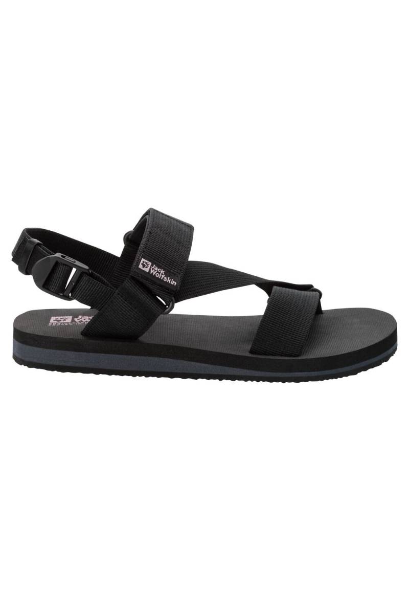 Jack Wolfskin Sandale Damen Urban Entdeckung Belts Sandal Women 35.5 black black von Jack Wolfskin
