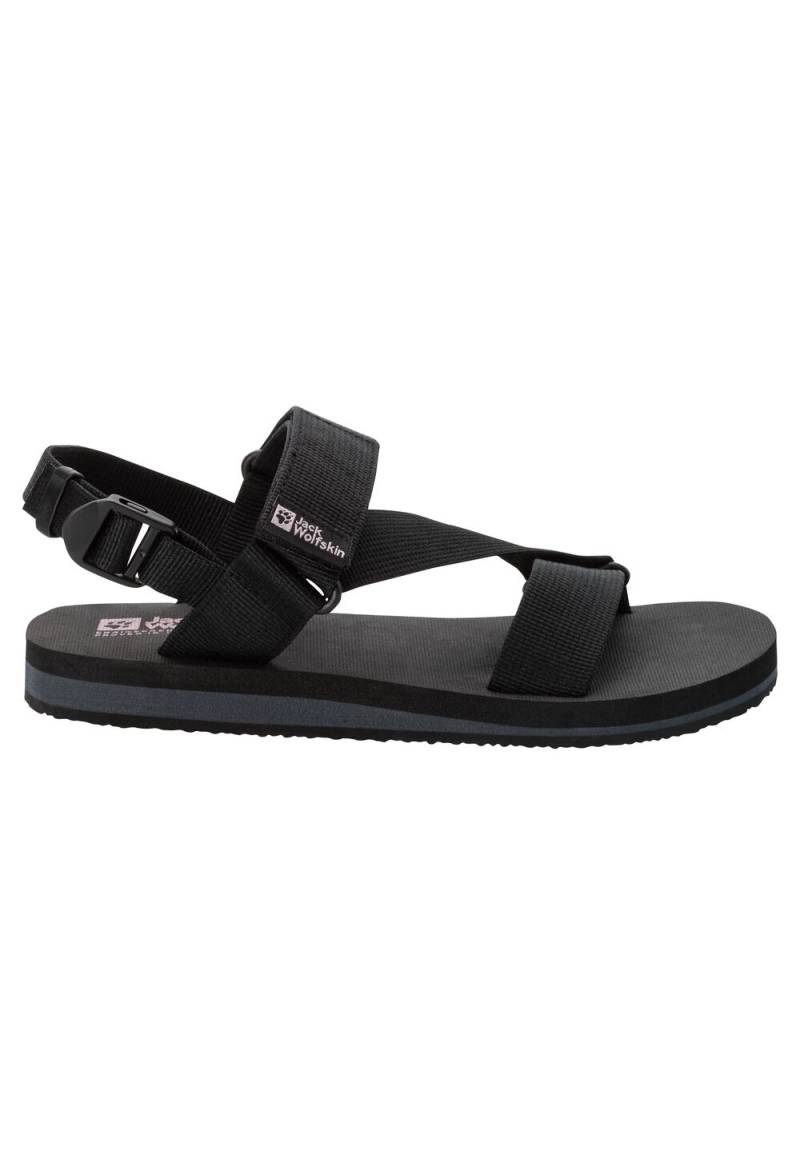 Jack Wolfskin Sandale Damen Urban Entdeckung Belts Sandal Women 40 schwarz black von Jack Wolfskin