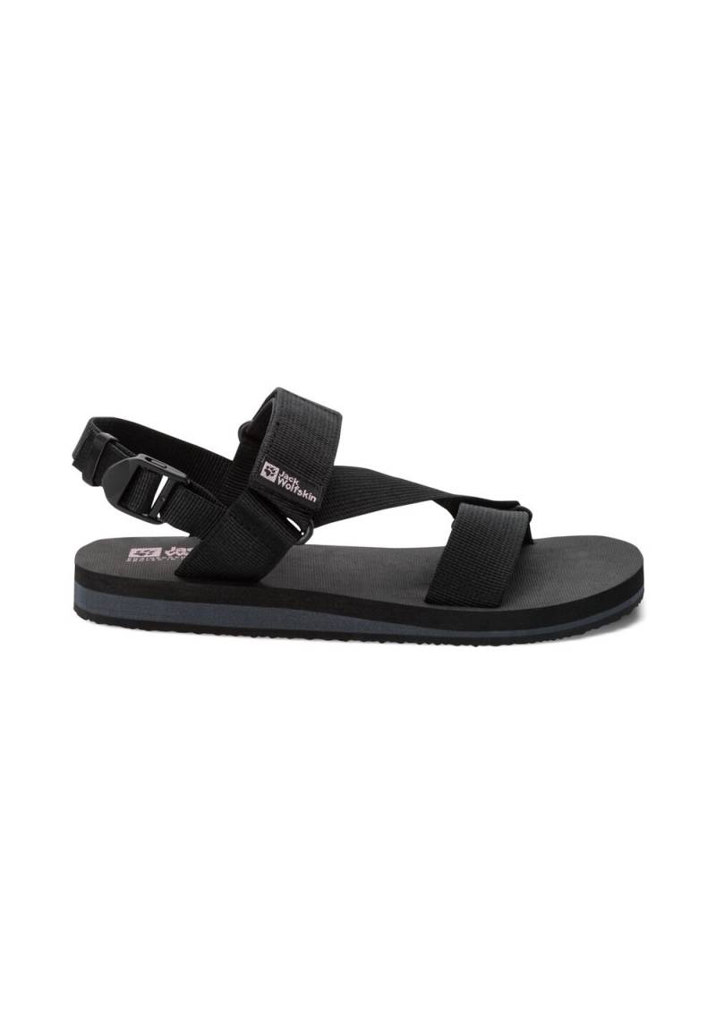 Jack Wolfskin Sandale Damen Urban Entdeckung Belts Sandal Women 43 schwarz black von Jack Wolfskin