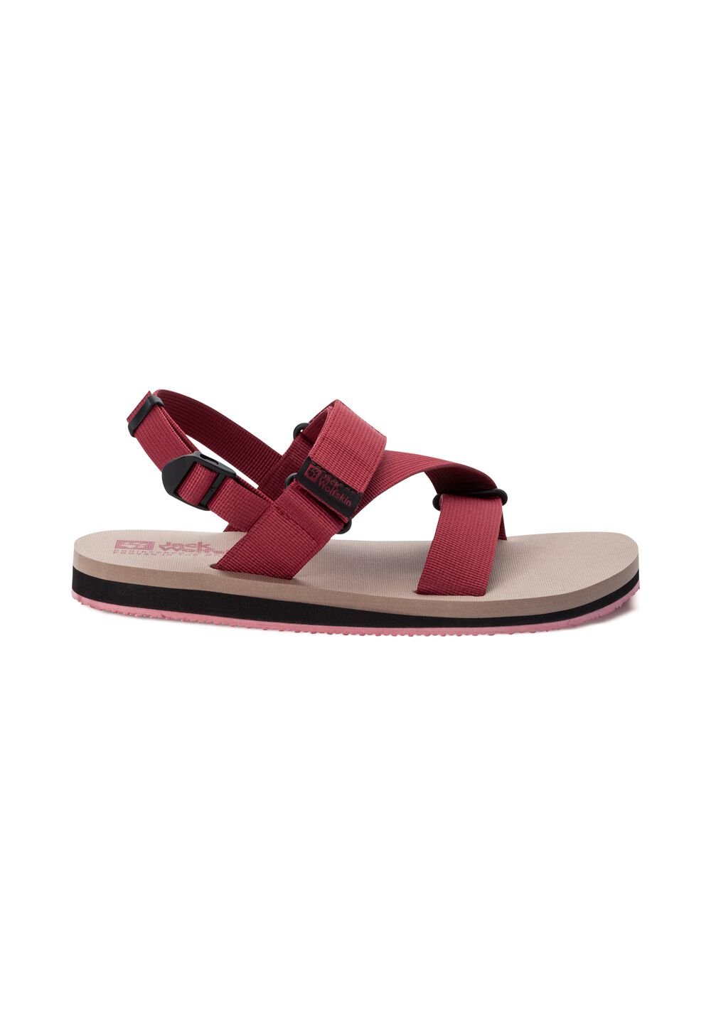 Jack Wolfskin Sandale Herren Urban Entdeckung Belts Sandal Men 40 rot cayenne red von Jack Wolfskin