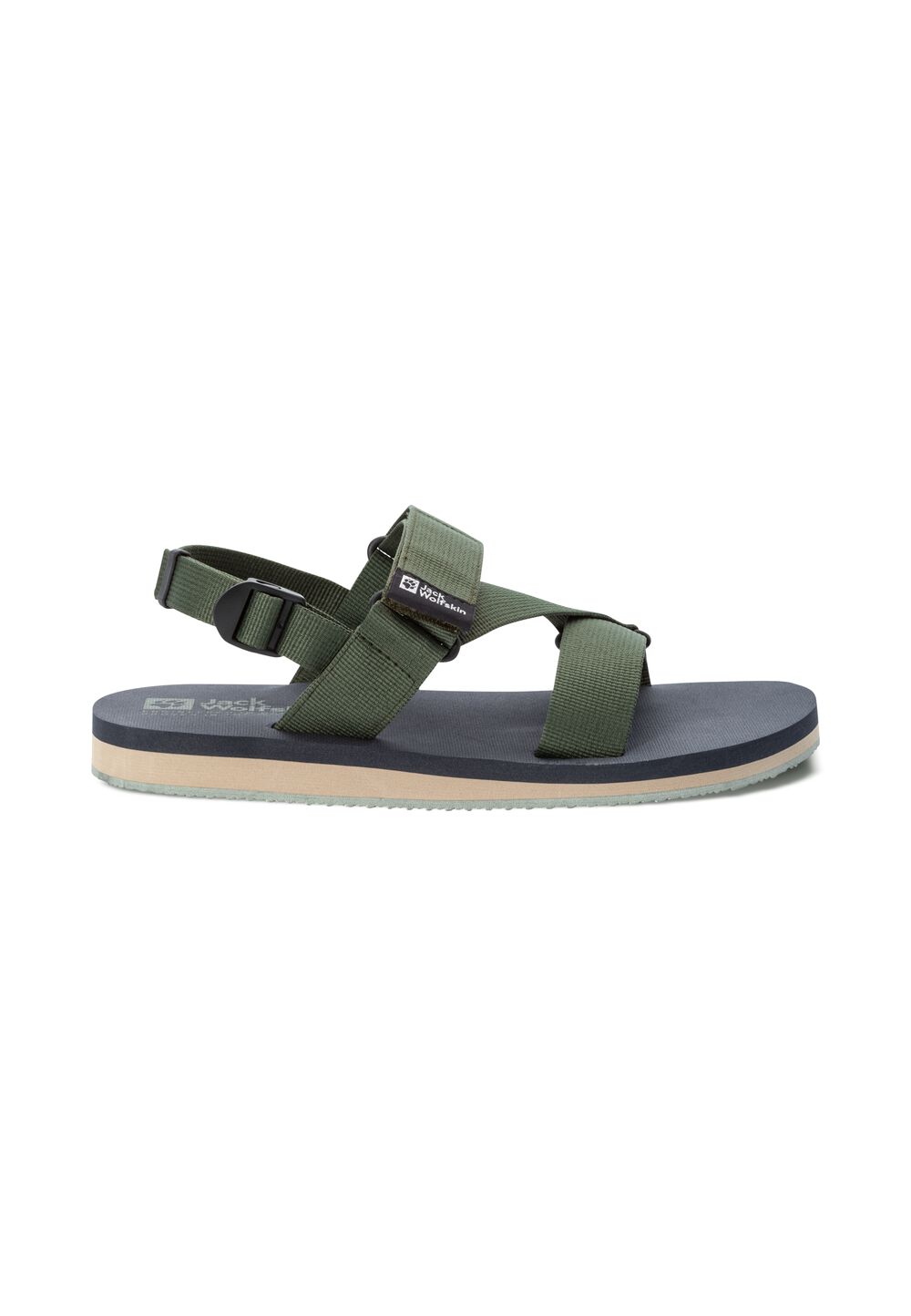 Jack Wolfskin Sandale Herren Urban Entdeckung Belts Sandal Men 41 thyme green thyme green von Jack Wolfskin