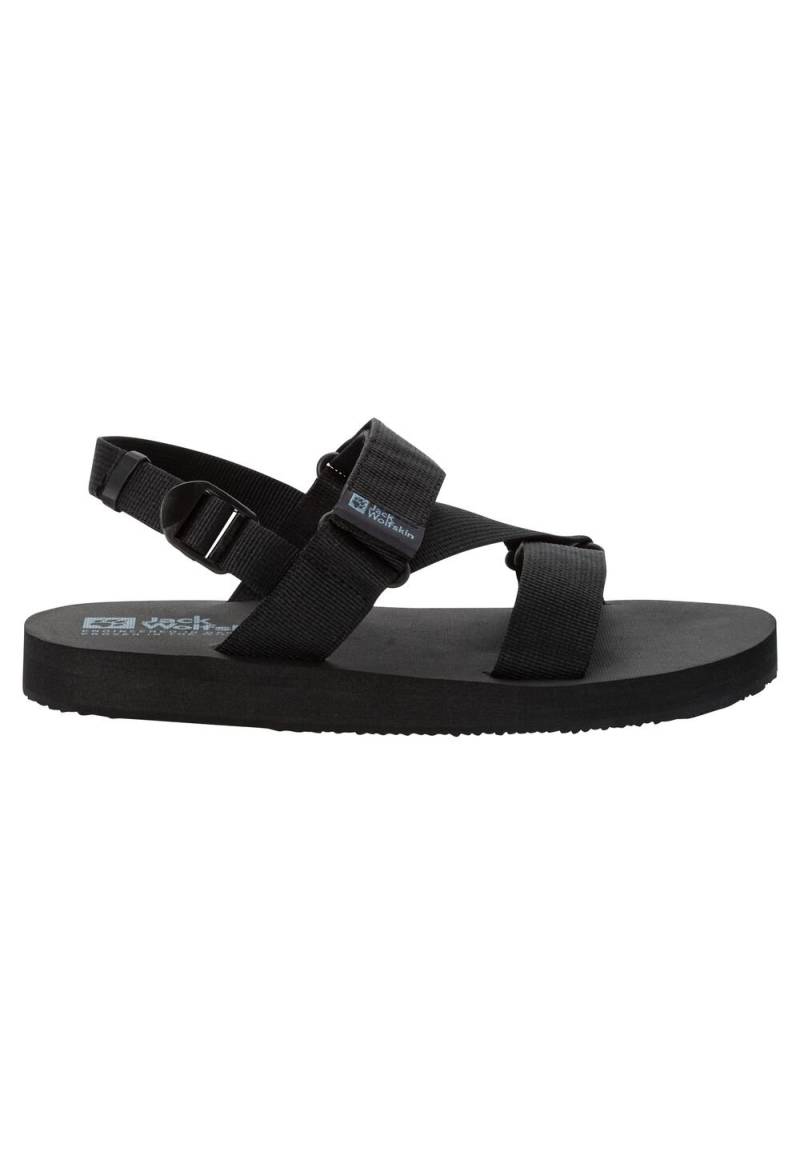 Jack Wolfskin Sandale Herren Urban Entdeckung Belts Sandal Men 42.5 schwarz black von Jack Wolfskin