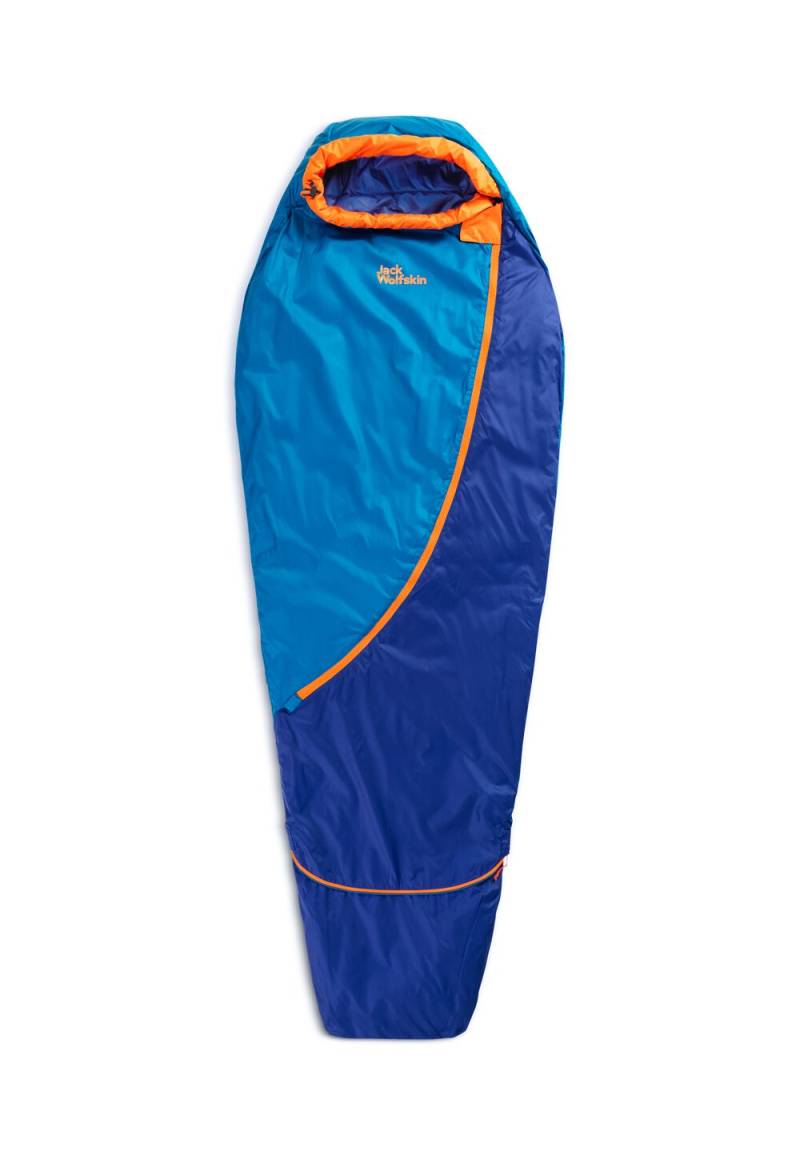 Jack Wolfskin Schlafsack für Kinder Grow UP Moonrise left active blue Active Blue von Jack Wolfskin