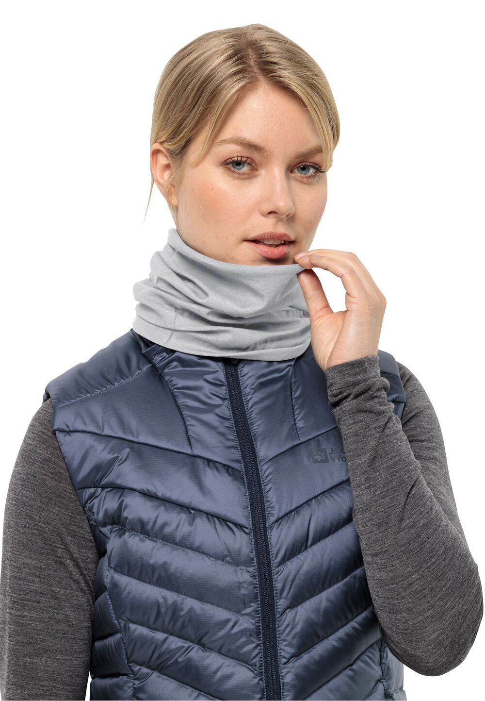 Jack Wolfskin Schlauchschal Basic Neckgaiter one size moonwalk moonwalk von Jack Wolfskin