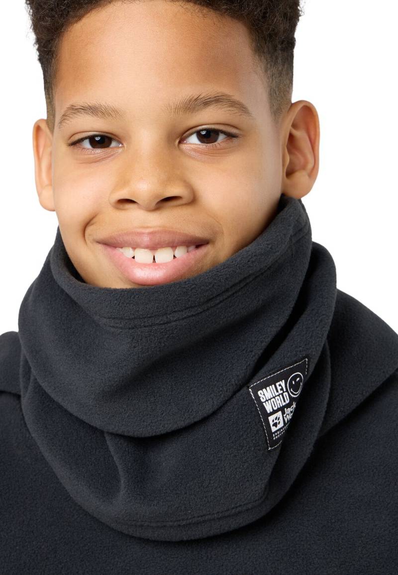 Jack Wolfskin Schlauchschal Kinder Smileyworld Teen Loop One Size granite black granite black von Jack Wolfskin