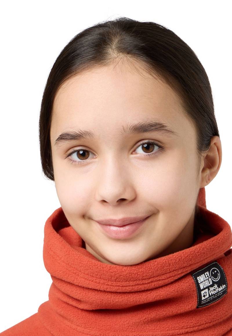Jack Wolfskin Schlauchschal Kinder Smileyworld Teen Loop One Size intense rust intense rust von Jack Wolfskin