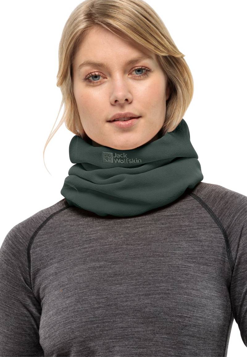 Jack Wolfskin Schlauchschal aus Fleece Real Stuff Loop One Size black olive black olive von Jack Wolfskin