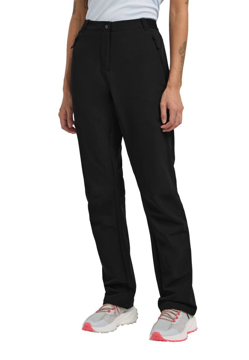 Jack Wolfskin Softshell-Wanderhose Damen Geigelstein Pants Women 40 black black von Jack Wolfskin