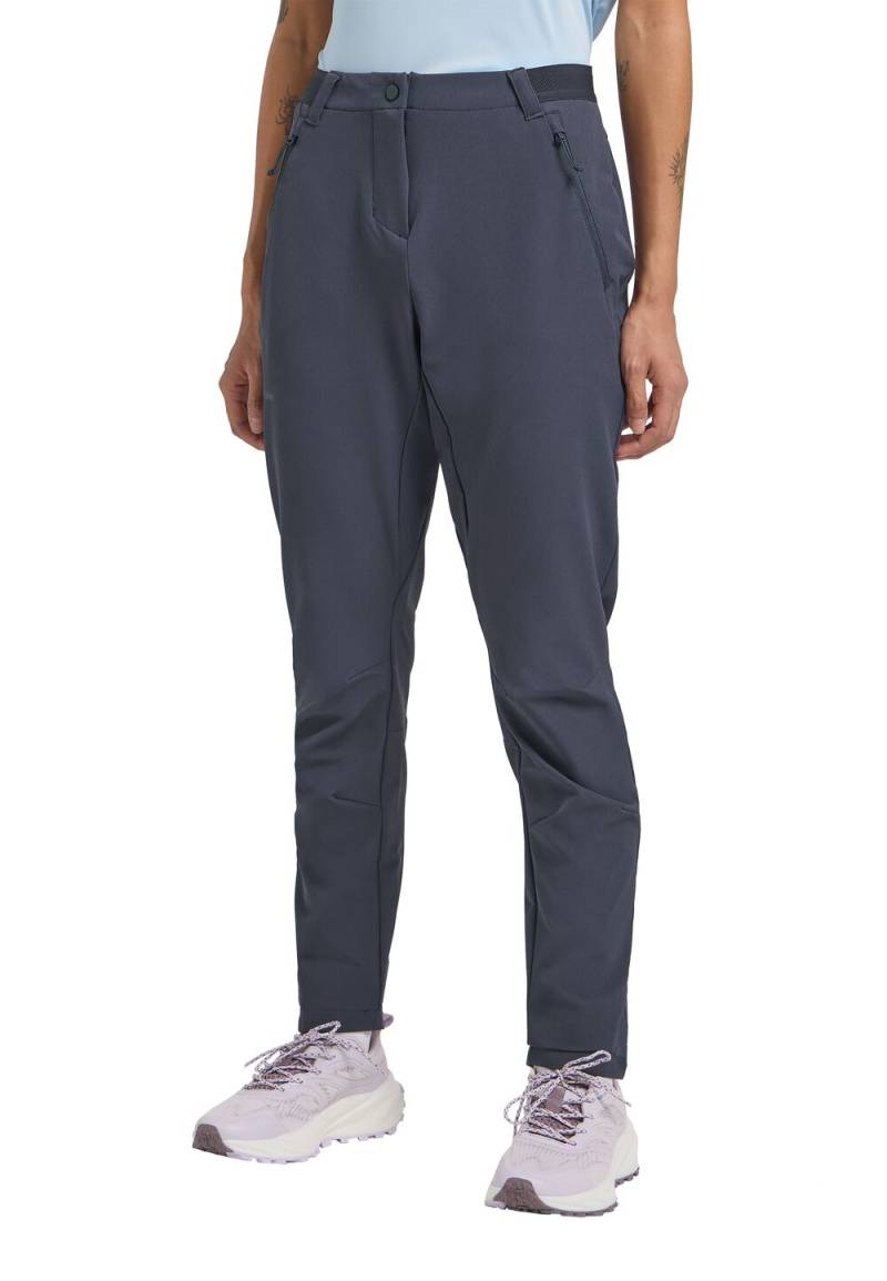 Jack Wolfskin Softshell-Wanderhose Damen Geigelstein Slim Pants Women 44 graphite graphite von Jack Wolfskin