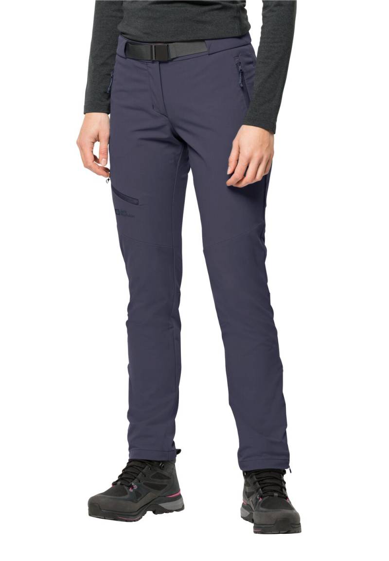 Jack Wolfskin Softshell-Wanderhose Damen Holdsteig Pants Women 40 graphite Graphite von Jack Wolfskin