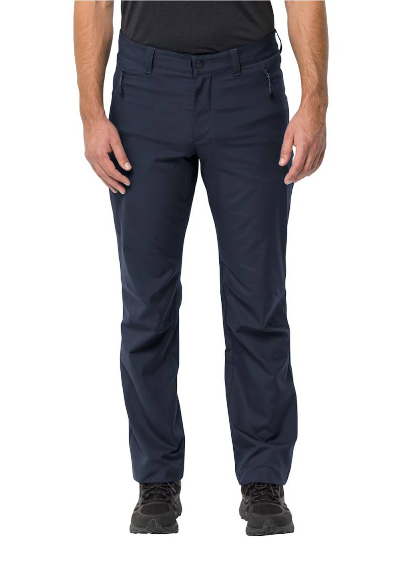 Jack Wolfskin Softshell-Wanderhose Herren Active Track Pant Men 48 blau night blue von Jack Wolfskin