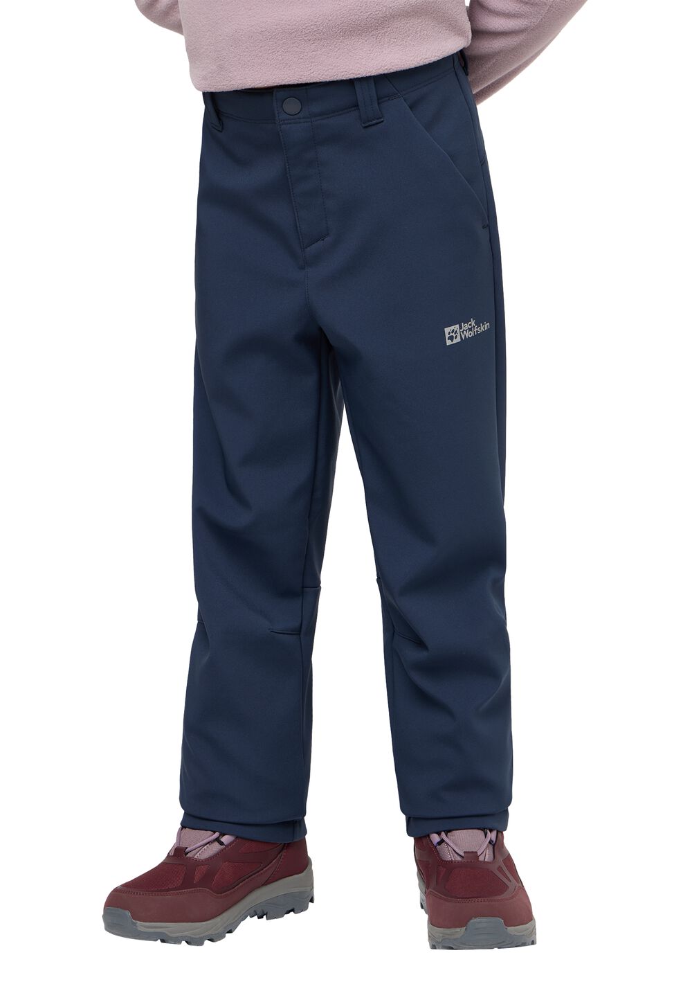 Jack Wolfskin Softshellhose Kinder Fourwinds Pants Kids 128 blau night blue Jack Wolfskin Softshellhose Kinder Fourwinds Pants Kids 128 blau night blue von Jack Wolfskin